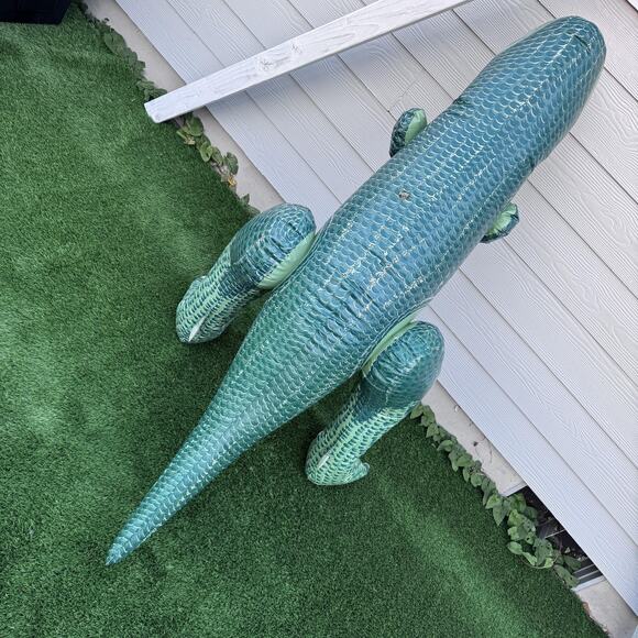 Vintage Intex Tyrannosaurus Inflatable Dinosaur 55in Tall T-Rex 1987 Giant Toy - Picture 5 of 12